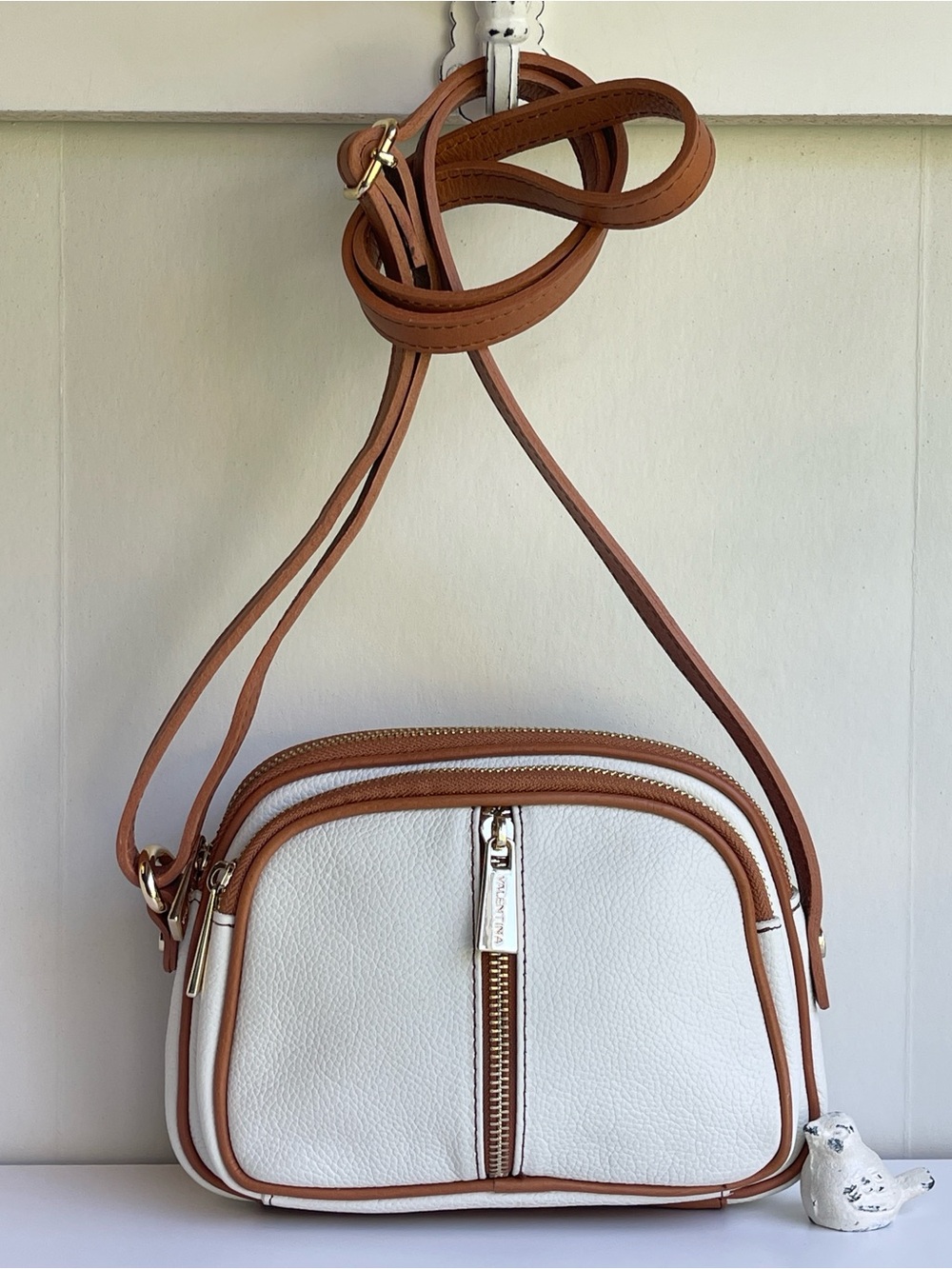 Valentina Genuine Leather Crossbody Bag